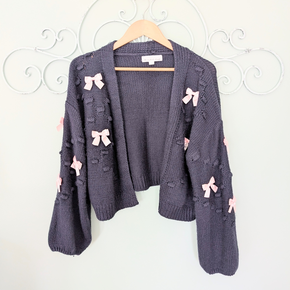 Open Bow Cardigan